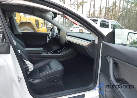 2020 Tesla Model Y Long Range Dual Motor All-Wheel Drive из США, поврежденный, VIN 5YJYGDEEXLF024922